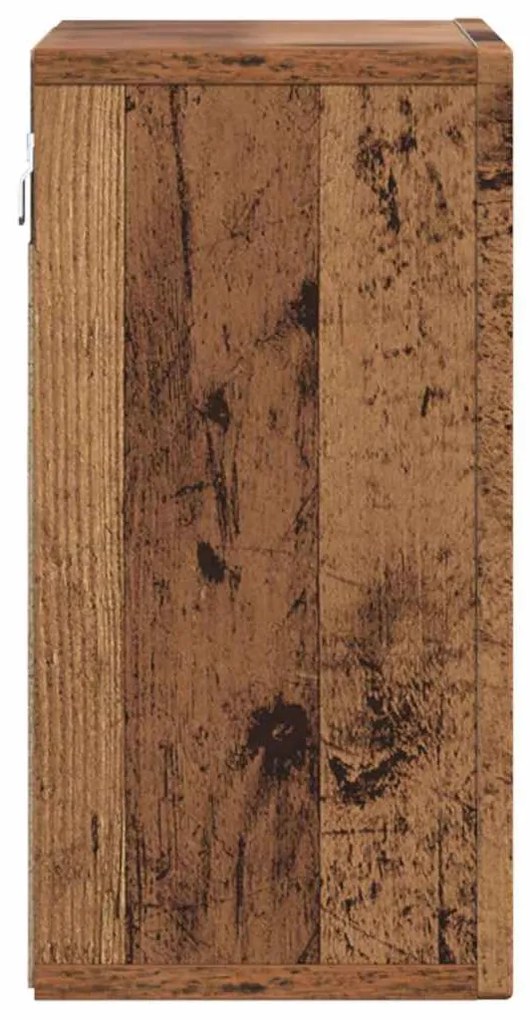 vidaXL Κρεμαστό ντουλάπι Παλιό ξύλο 60 x 20 x 40 εκ Επεξεργασμένο ξύλο