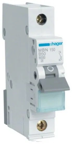 Αυτόματη Ασφάλεια B 6Ka 1x50Α MBN150 Hager MBN150