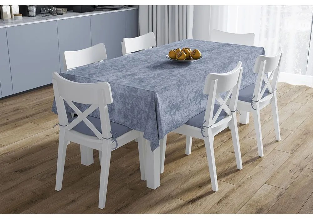 Τραπεζομάντηλο Αλέκιαστο Panama Shadow Sky Blue DimCol 140X180 140x180cm Cotton-Polyester