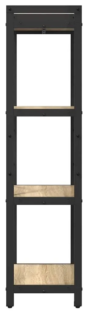 vidaXL Βιβλιοθήκη Sonoma Δρυς 40 x 30 x 118 εκ Επεξεργασμένο ξύλο