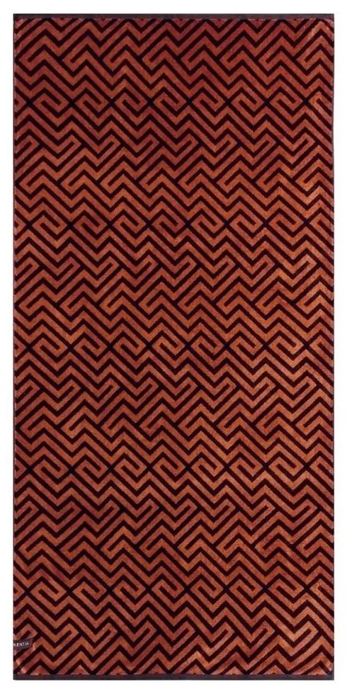 Πετσέτα Θαλάσσης Βελουτέ Meiro 06 Terra Kentia Θαλάσσης 90x180cm 100% Βαμβάκι