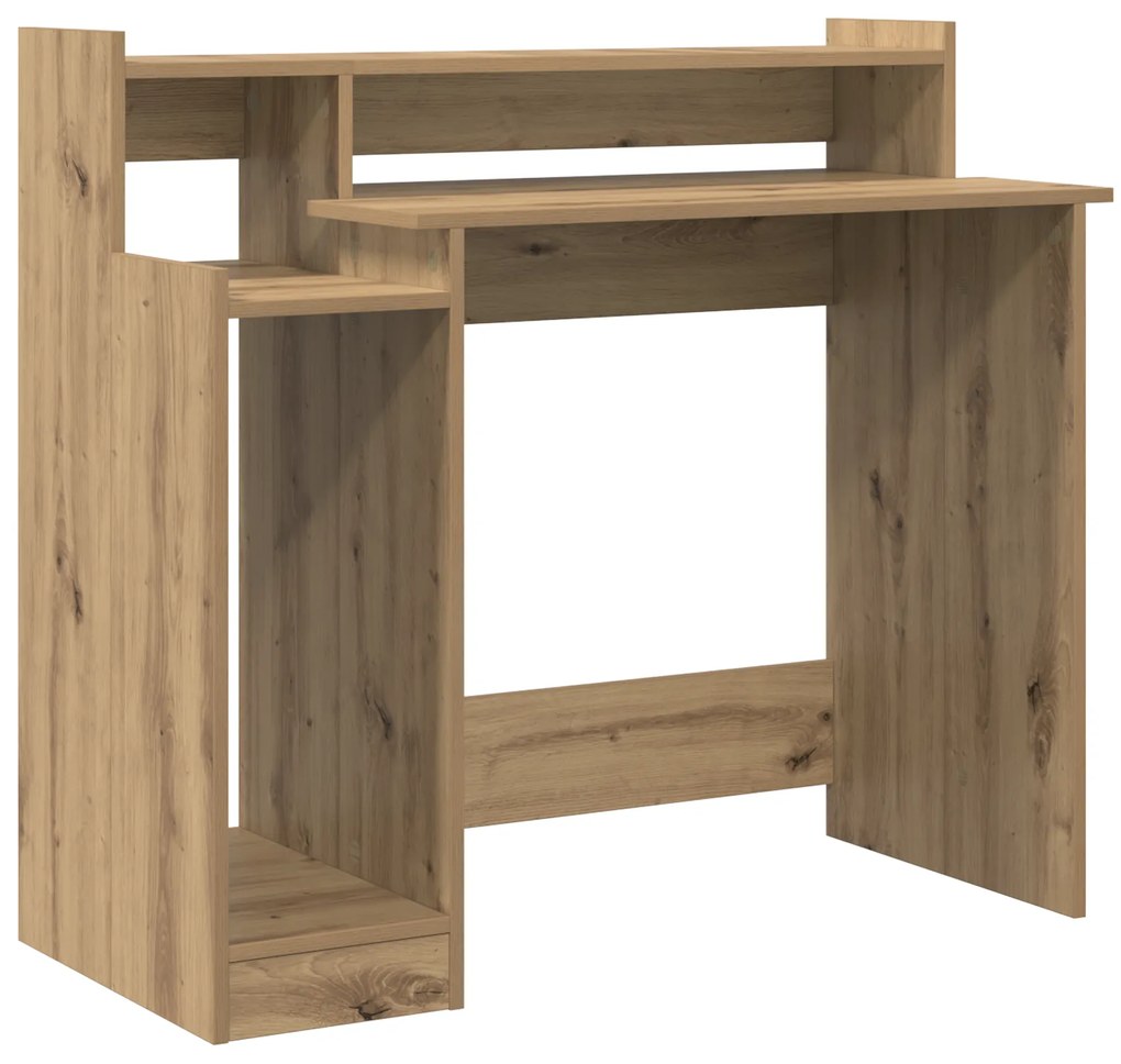 vidaXL Γραφείο artisan δρυς 97 x 45 x 90 εκ. Επεξεργασμένο ξύλο