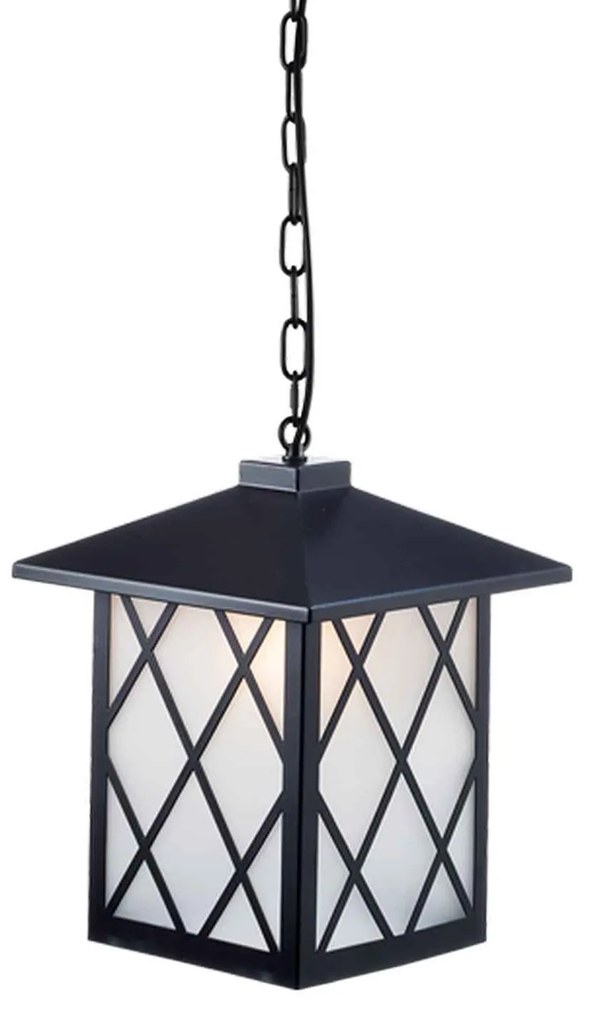 Φωτιστικό Οροφής EG166201PB Black Metal, Glass