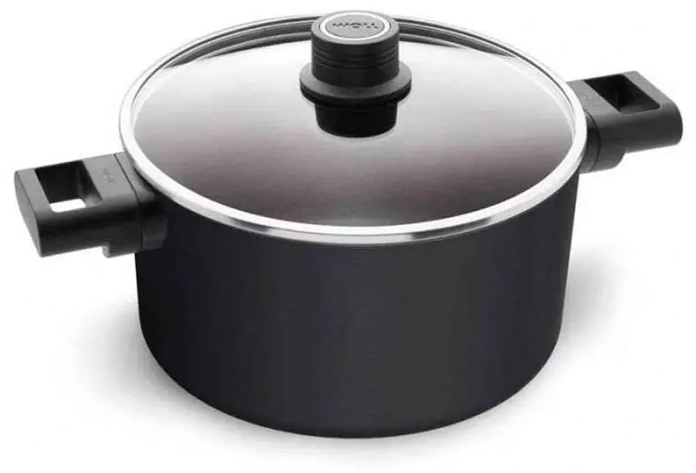 Κατσαρόλα Αντικολλητική Diamond XR Logic 124LCIL 24cm 4,5lt Clear-Black Woll 24cm Aluminium