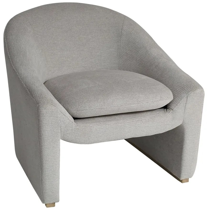 Artekko Cloud Μπεζ Υφασμάτινη Πολυθρόνα (76x76x71)cm Artekko 735-2209-WG