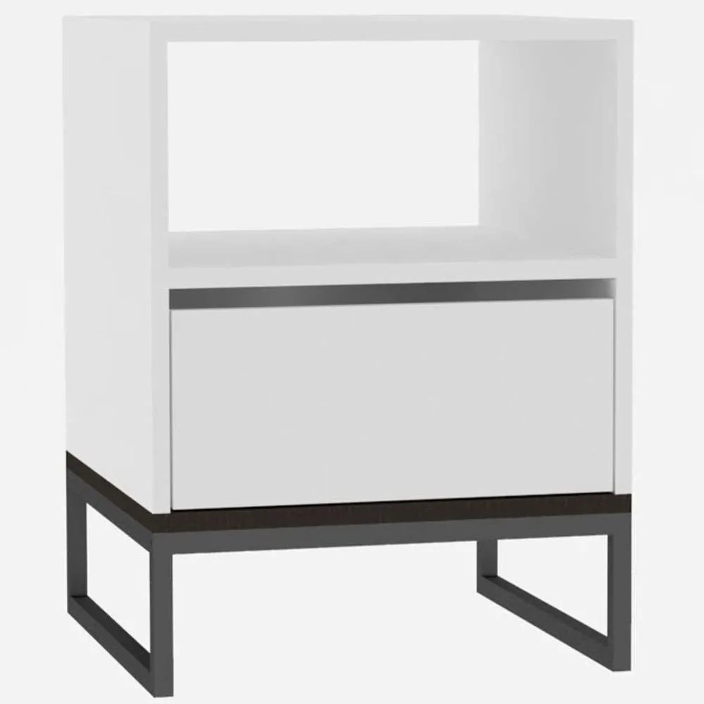 Κομοδίνο Lindau 495SSE1703 51x51x61cm White