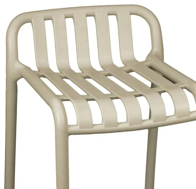 Σκαμπό μπαρ Zoi pp σε απόχρωση cappucino 36x56x87 εκ. 36x56x87 εκ.
