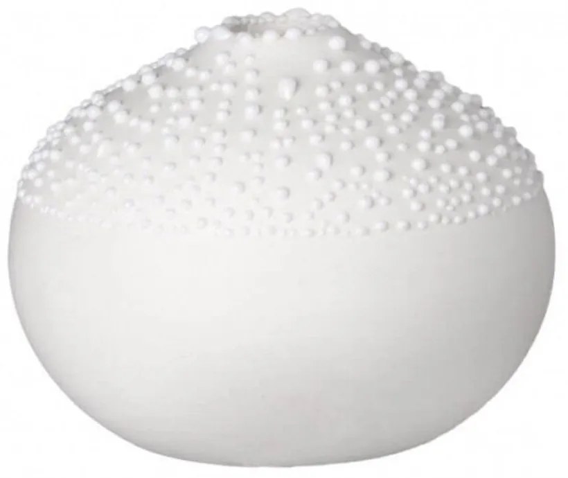 Βάζο Πορσελάνινο Mini Pearly Design 1 RD0014377 6x5cm White Raeder Porcelain,Glass