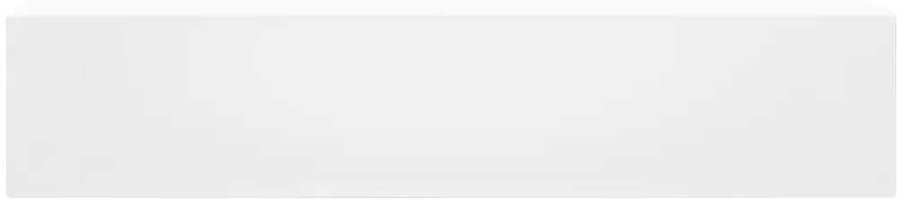 vidaXL Ράφια Βιβλιοθήκης 4 τεμ. Λευκά 100x10x1,5 εκ. από Μοριοσανίδα