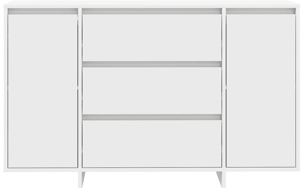 vidaXL Κονσόλα Λευκή 120x41x75 εκ. Κατασκευασμένη από Συνθετικό Ξύλο