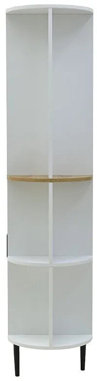 ΒΙΤΡΙΝΑ XARVEY INART ΛΕΥΚΟ-ΦΥΣΙΚΟ ΞΥΛΟ 110X38X160ΕΚ