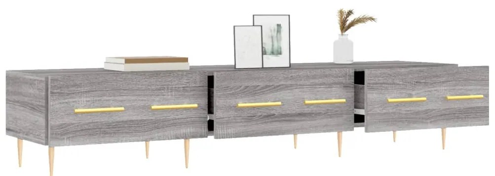 vidaXL Έπιπλο Τηλεόρασης Γκρι Sonoma 150 x 36 x 30 εκ. Επεξεργ. Ξύλο