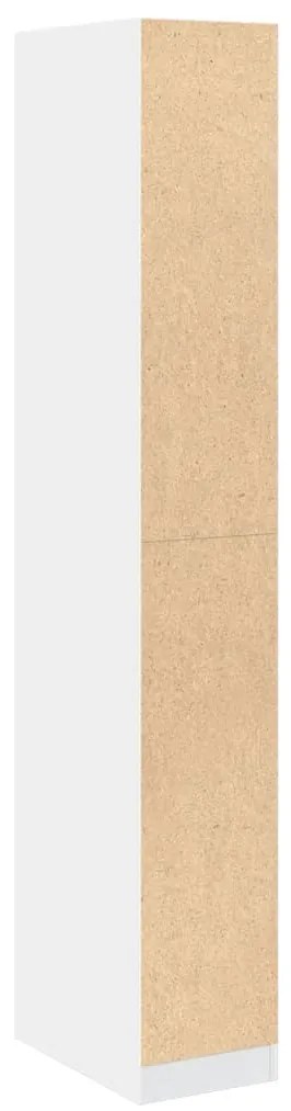 vidaXL Ντουλάπα Λευκή 30x50x200 εκ. από Επεξεργασμένο Ξύλο