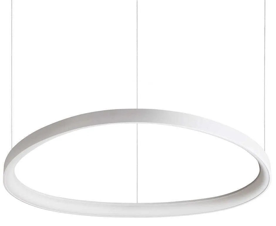 Φωτιστικό Οροφής Gemini 247274 81x18,5/180x81cm LED 60W 3000K White Ideal Lux