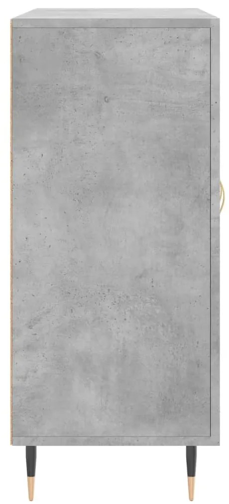 vidaXL Ντουλάπι Γκρι Σκυροδέματος 90x34x80 εκ. Επεξεργασμένο Ξύλο
