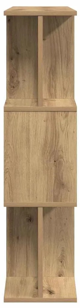 vidaXL Ντουλάπι βιβλίων Artisan Oak 80x24x96 cm Κατασκευασμένο ξύλο