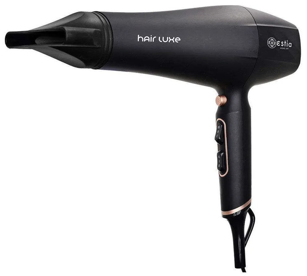 Πιστολάκι Μαλλιών Hair Luxe 06-14728 2200W Black Estia