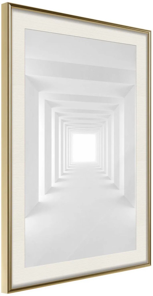 Αφίσα - Towards the Light - 30x45 - Χρυσό - Με πασπαρτού