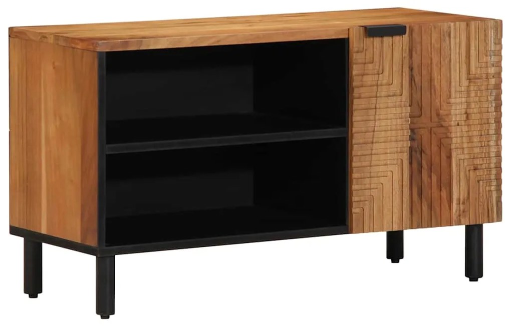 vidaXL Ντουλάπα Τηλεόρασης Καφέ 80 x 31.5 x 46 cm Μασίφ ξύλο ακακίας