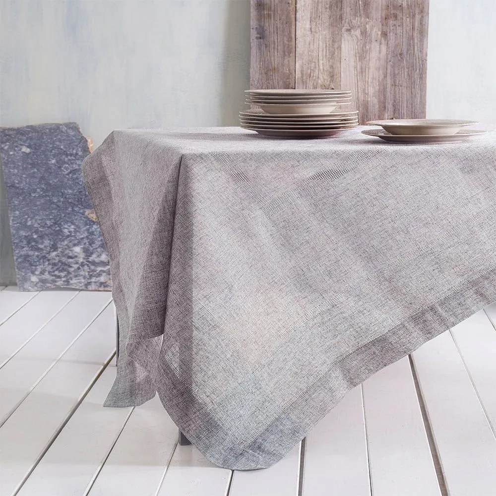 Τραπεζομάντηλο Roan Grey Ρυθμός 140X180 140x180cm Linen-Polyester