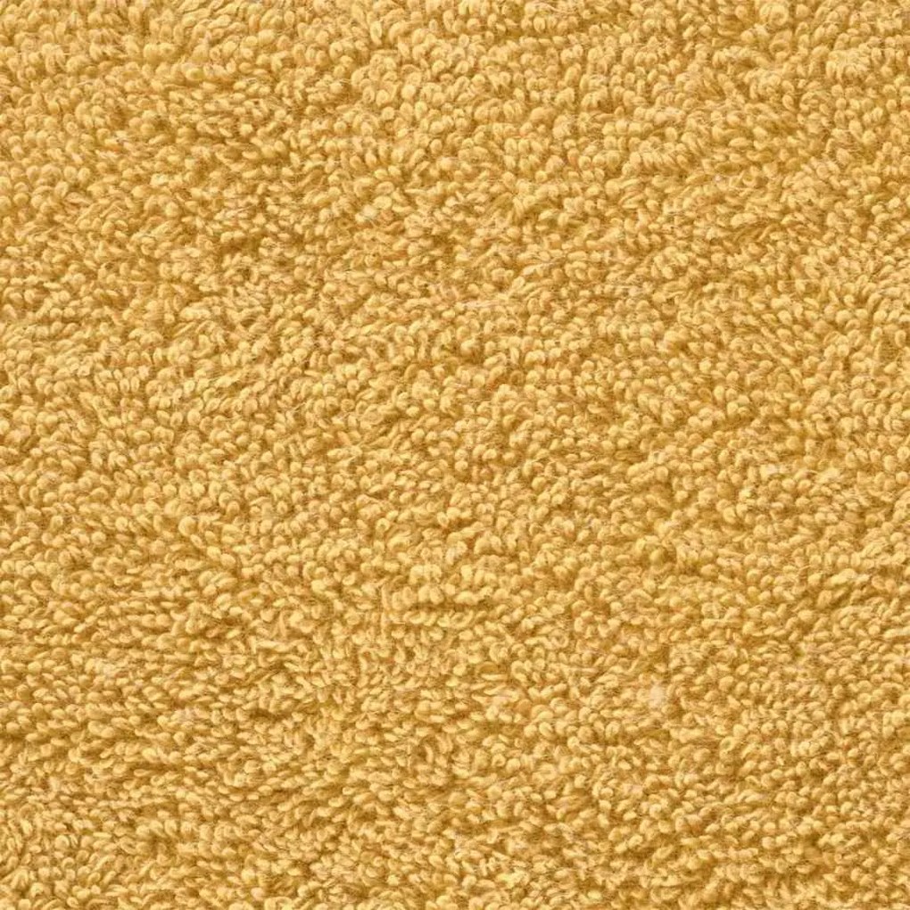 vidaXL a Πετσέτες Προσώπου SOLUND 10 pcs Χρυσό Βαμβάκι