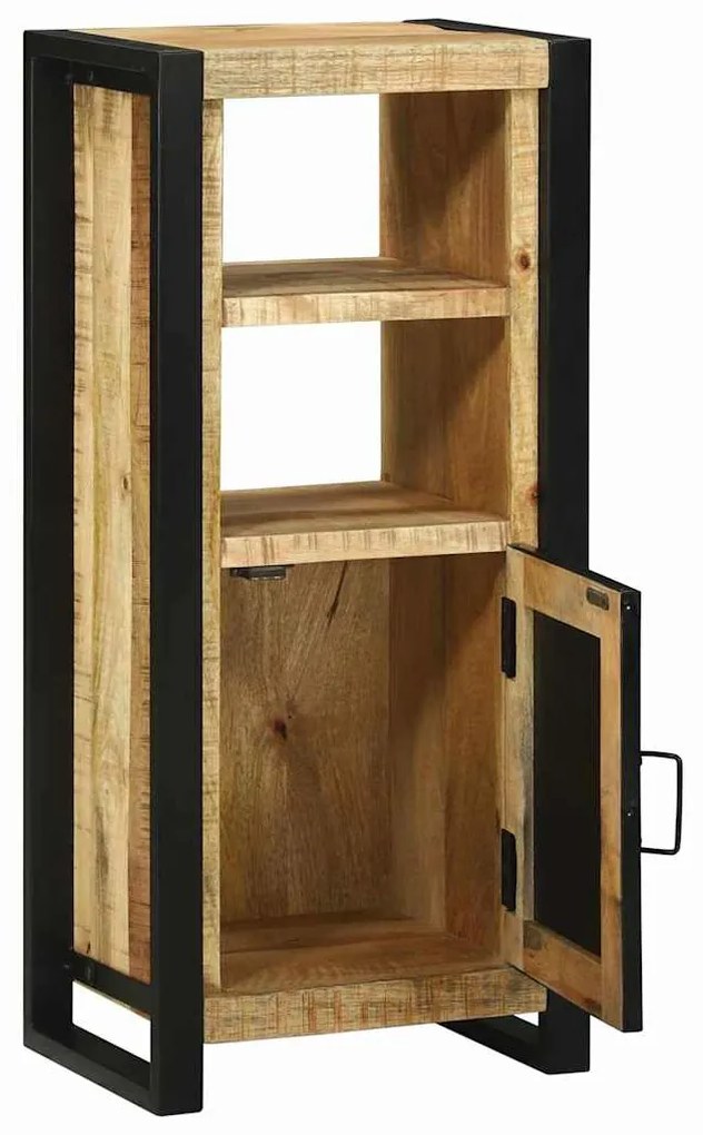 vidaXL Ντουλάπα Μπάνιου με ράφι Καφέ 40 x 30 x 90 cm Μασίφ ξύλο μάνγκο