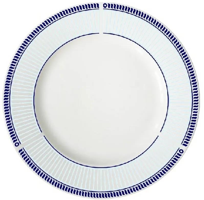 Πιάτο φαγητού 27cm μπλε περίγραμμα TC-3410