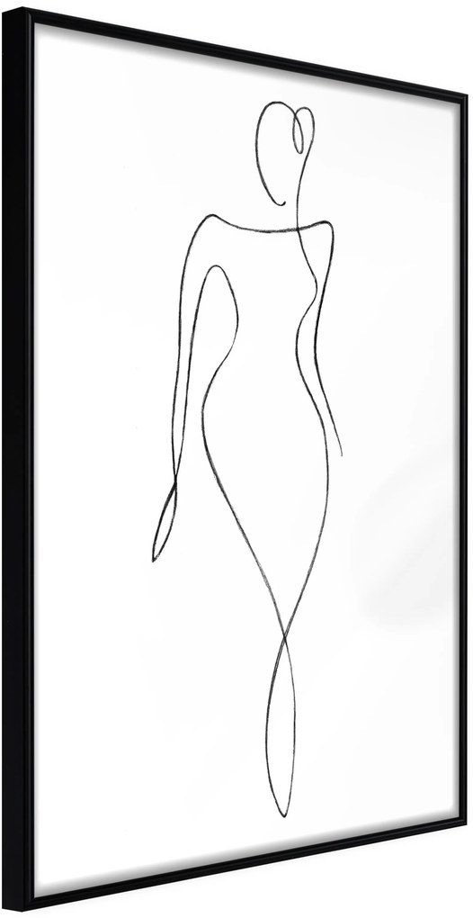 Αφίσα - Impeccable Figure - 40x60 - Μαύρο - Χωρίς πασπαρτού