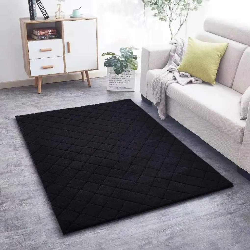 Heinner HR-LAVIRUG200-BLK Χαλί Ορθογώνιο 200X300 CM BLACK