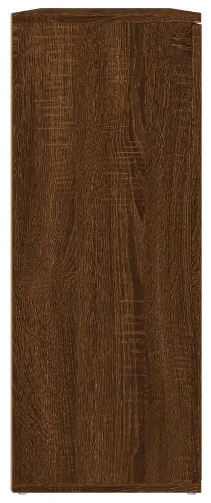 vidaXL Μπουφές Καφέ Δρυς 91x29,5x75 εκ. από Επεξεργασμένο Ξύλο