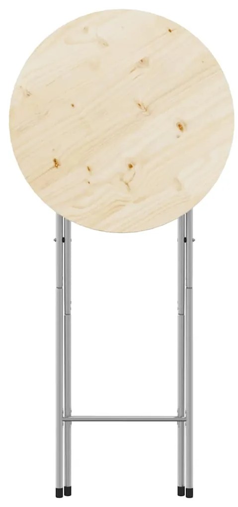 vidaXL Πόδια Τραπεζιού Μπαρ Πτυσσόμενα Ασημί 45x53x108εκ Γαλβ. Χάλυβας