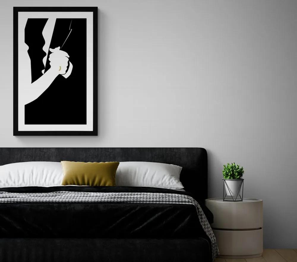 Αφίσα με πασπαρτού Επισφράγιση της αγάπης - 40x60 white