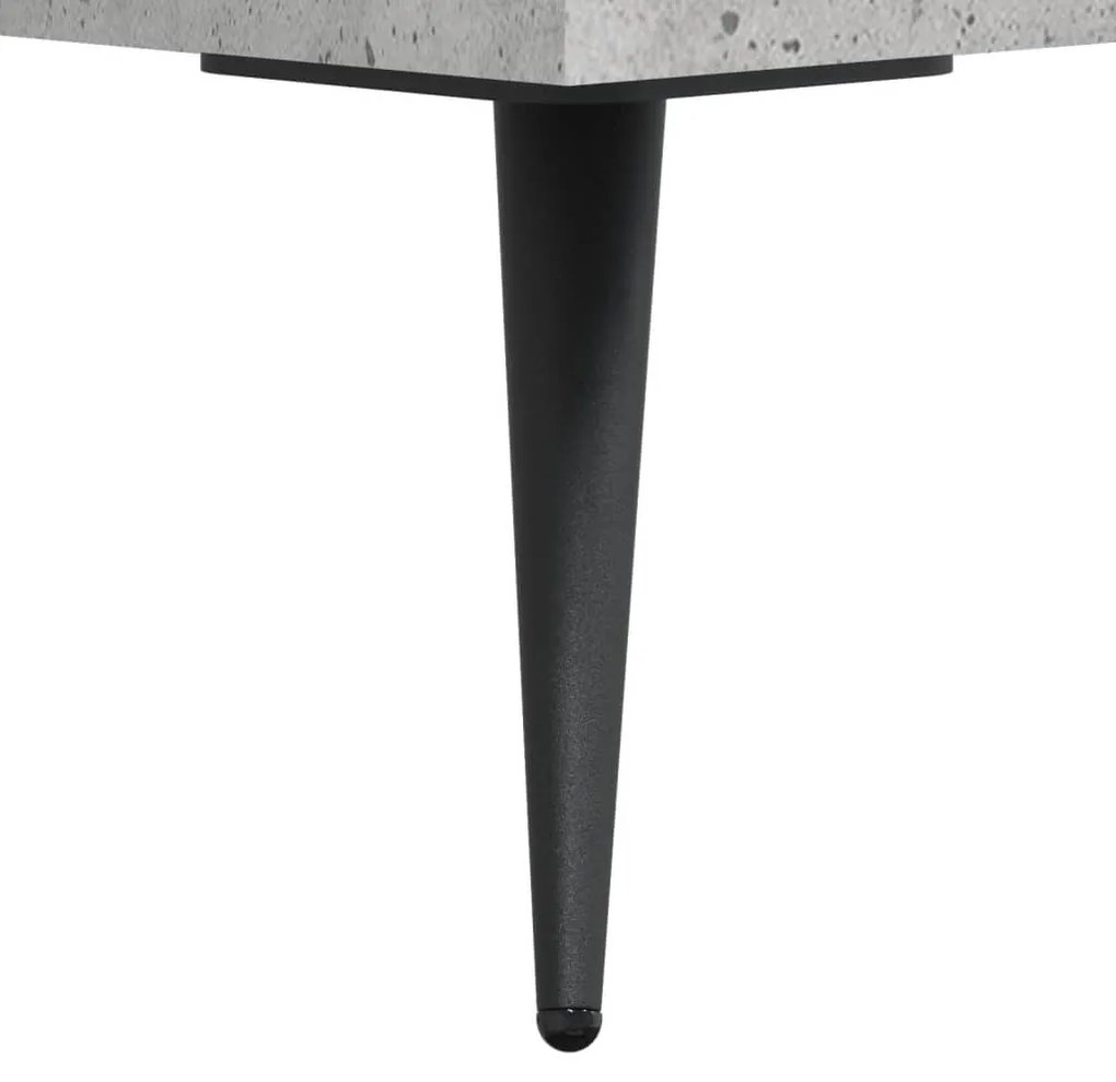 vidaXL Βιβλιοθήκη Γκρι Σκυροδέματος 69,5 x 32,5 x 90 εκ. Επεξεργ. Ξύλο