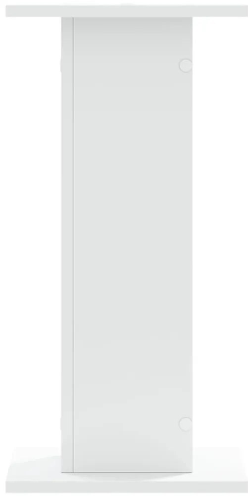 vidaXL Βάσεις Ηχείων 2 Τεμ. Λευκή 30x30x60 εκ. Επεξ. Ξύλο