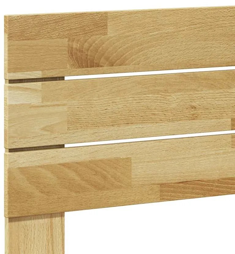 vidaXL κεφαλάρι 135 cm μασίφ ξύλο δρυς