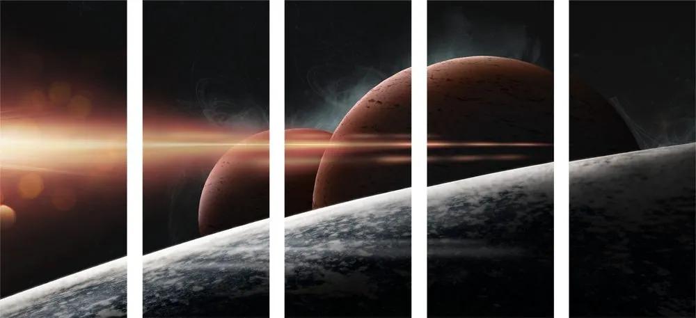 Εικόνα 5 μερών για πλανήτες στον γαλαξία - 100x50