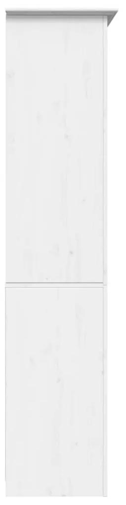 vidaXL Βιβλιοθήκη BODO Λευκή 80 x 40 x 172 εκ. από Μασίφ Ξύλο Πεύκου