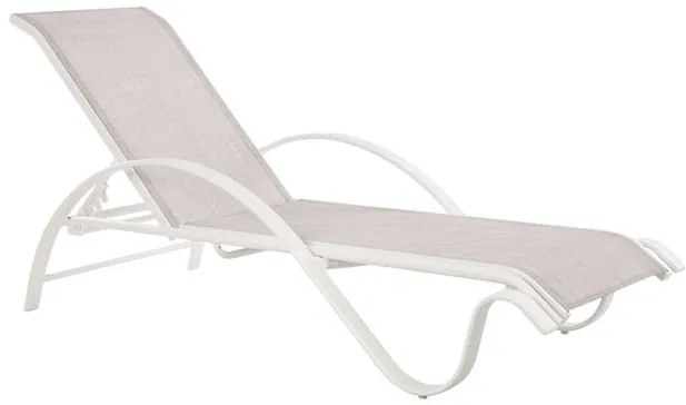 ΞΑΠΛΩΣΤΡΑ ΑΛΟΥΜΙΝΙΟΥ WAKANA ΛΕΥΚΗ ΜΕ TEXTLINE ΛΕΥΚΟ HM5133.02 194x54-66x30 cm.