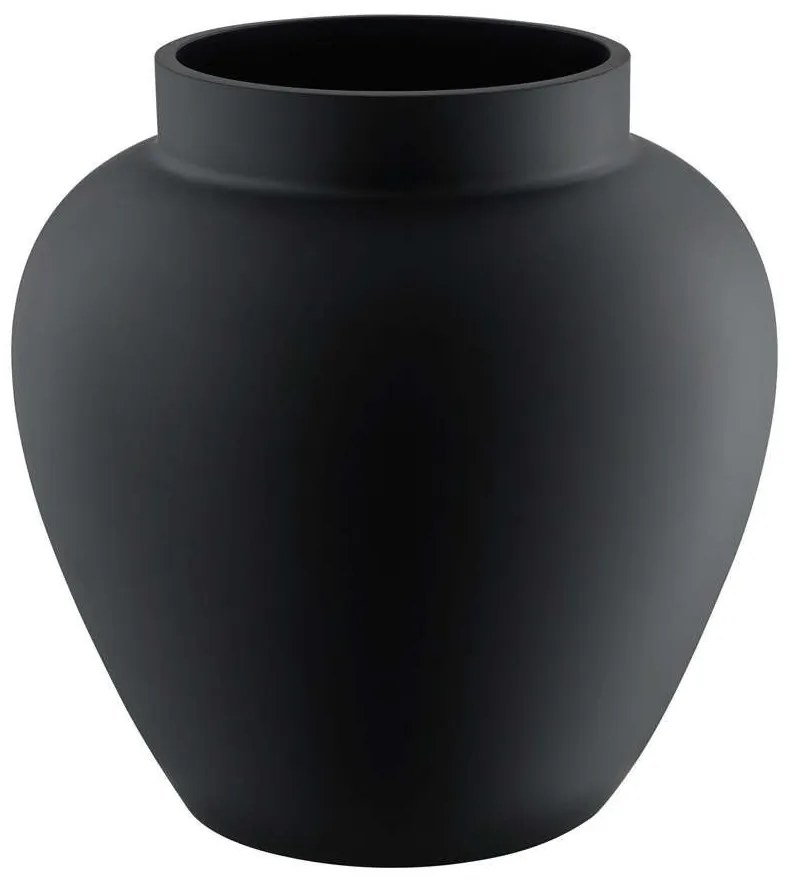 Βάζο Asindro 421209 22x23,5cm Black Eglo Γυαλί