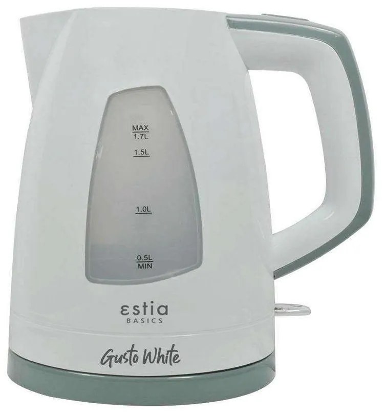 Βραστήρας Gusto 06-11932 1,7lt 2200W White-Grey Estia Plastic