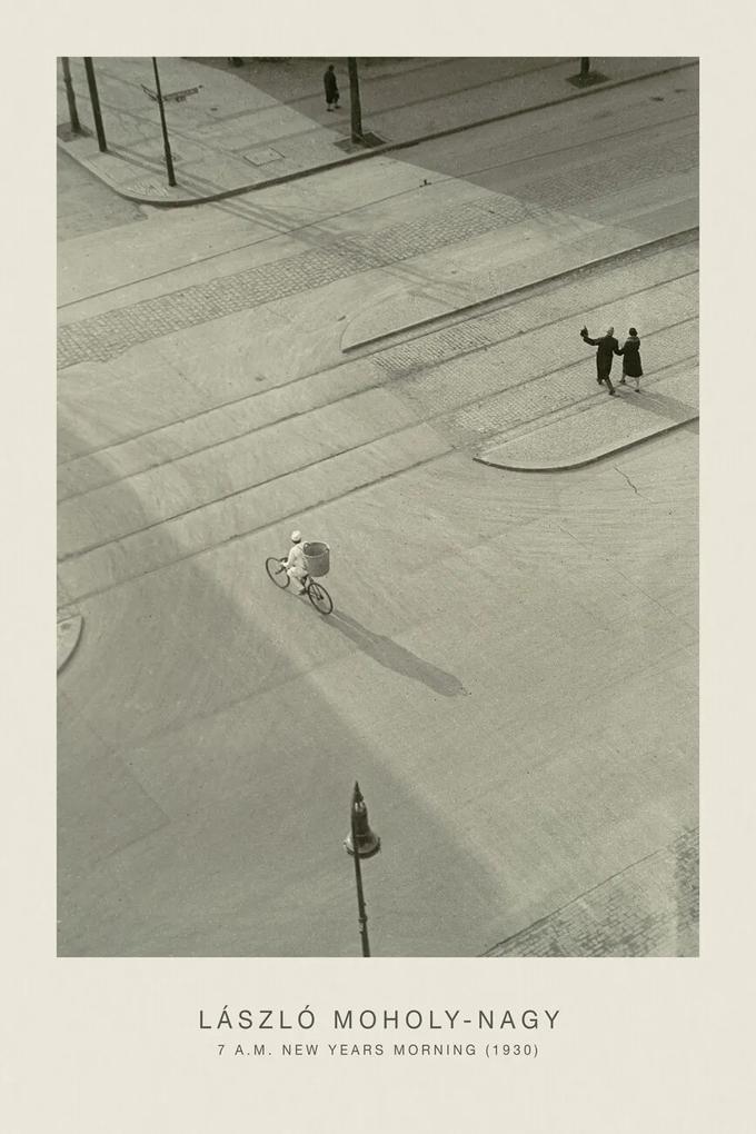 Εκτύπωση έργου τέχνης 7 a.m. New Years Morning (1930) - Laszlo / László Maholy-Nagy, (26.7 x 40 cm)
