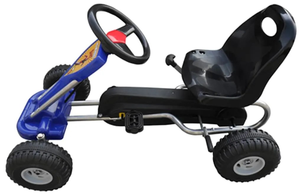 vidaXL Go Kart με Πετάλια Μπλε