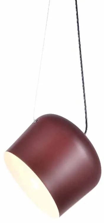 Φωτιστικό Οροφής Μονόφωτο Aca Nova OD8002RB Maroon Matt