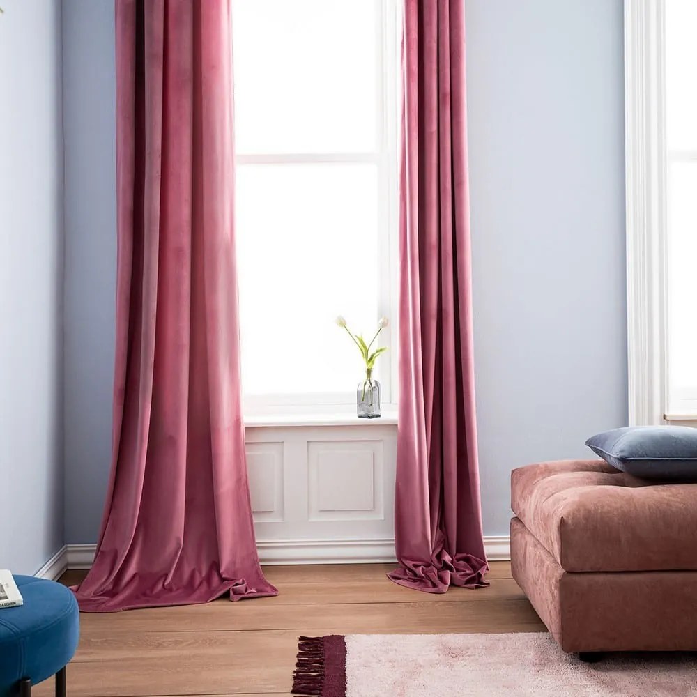 Κουρτίνα Winter 711/ 33 Rose Gofis Home 140X280 Πολυέστερ