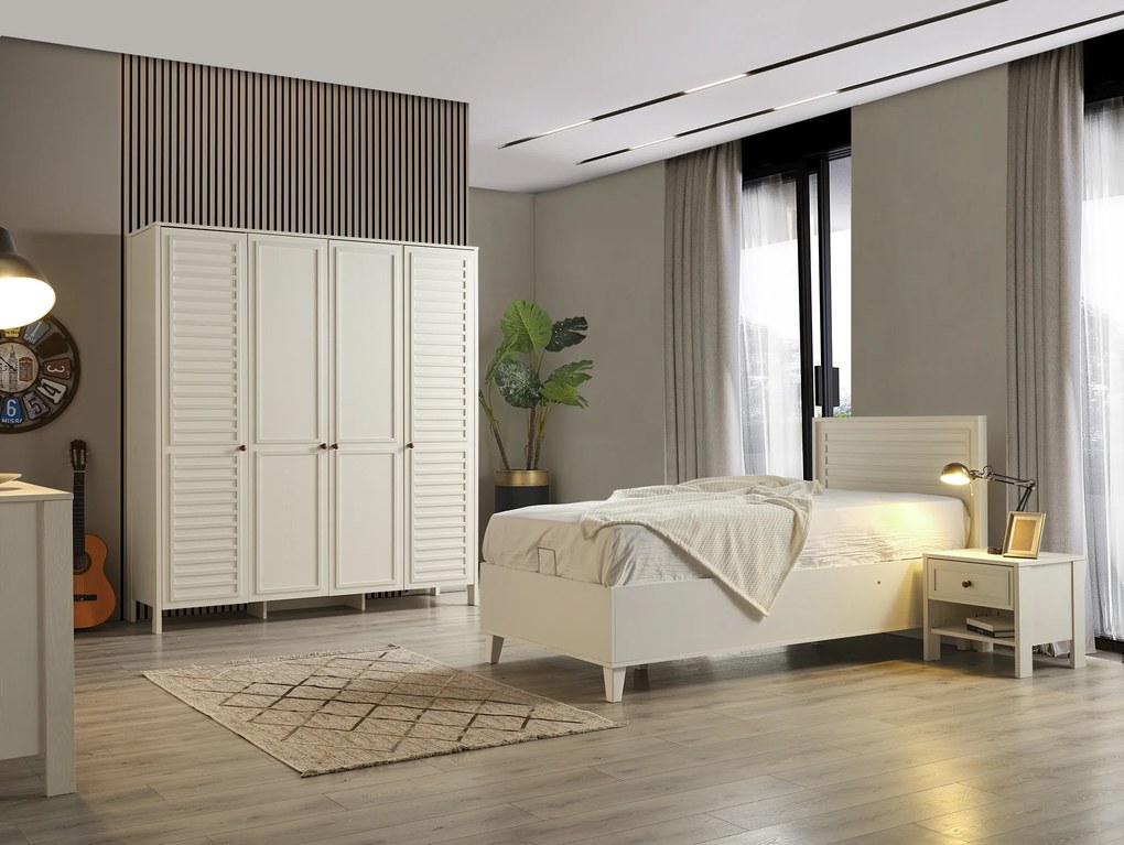 Κρεβάτι Μπαούλο ημίδιπλο Inci Room 120x200cm  BYZ-131/NC-123 Gencecix