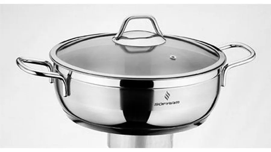 Ημίχυτρα 30x10cm - 6lt SOFT 18/10 - YMS