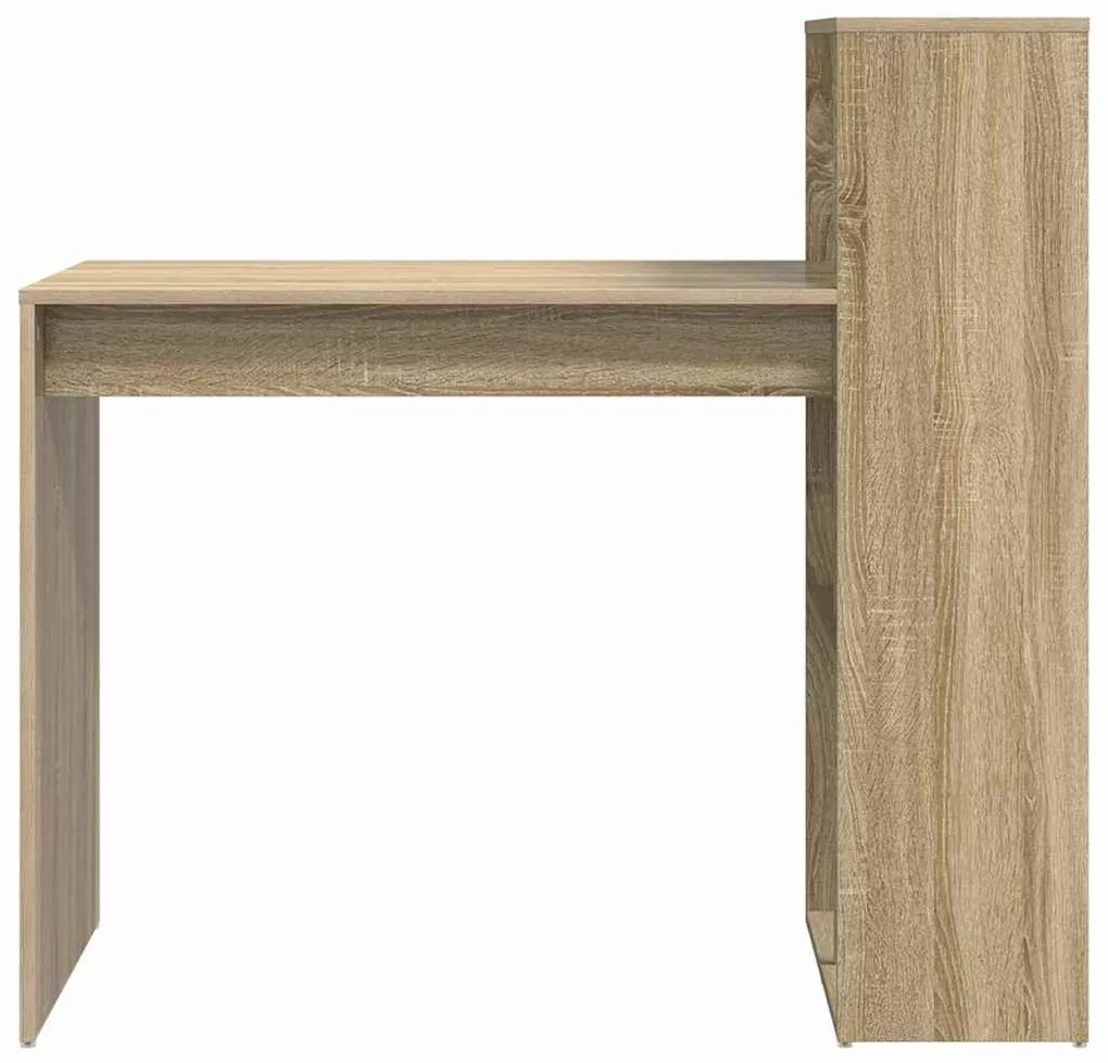 vidaXL Γραφείο Sonoma Δρυς 108 x 55 x 103.5 εκ Επεξεργασμένο ξύλο