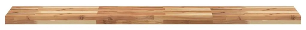 Ράφια Κρεμαστά 2 Τεμ. 120x30x4εκ. Φινίρισμα Λαδιού Μασίφ Ακακία - Καφέ