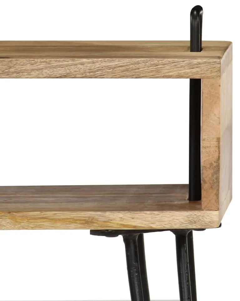 vidaXL Κομοδίνο 40 x 34 x 47 εκ. από Μασίφ Ξύλο Μάνγκο
