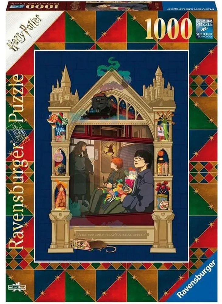 Παζλ Harry Potter Στο δρόμο για το Χόγκουαρτς 16515 1000Τμχ. Multi Ravensburger